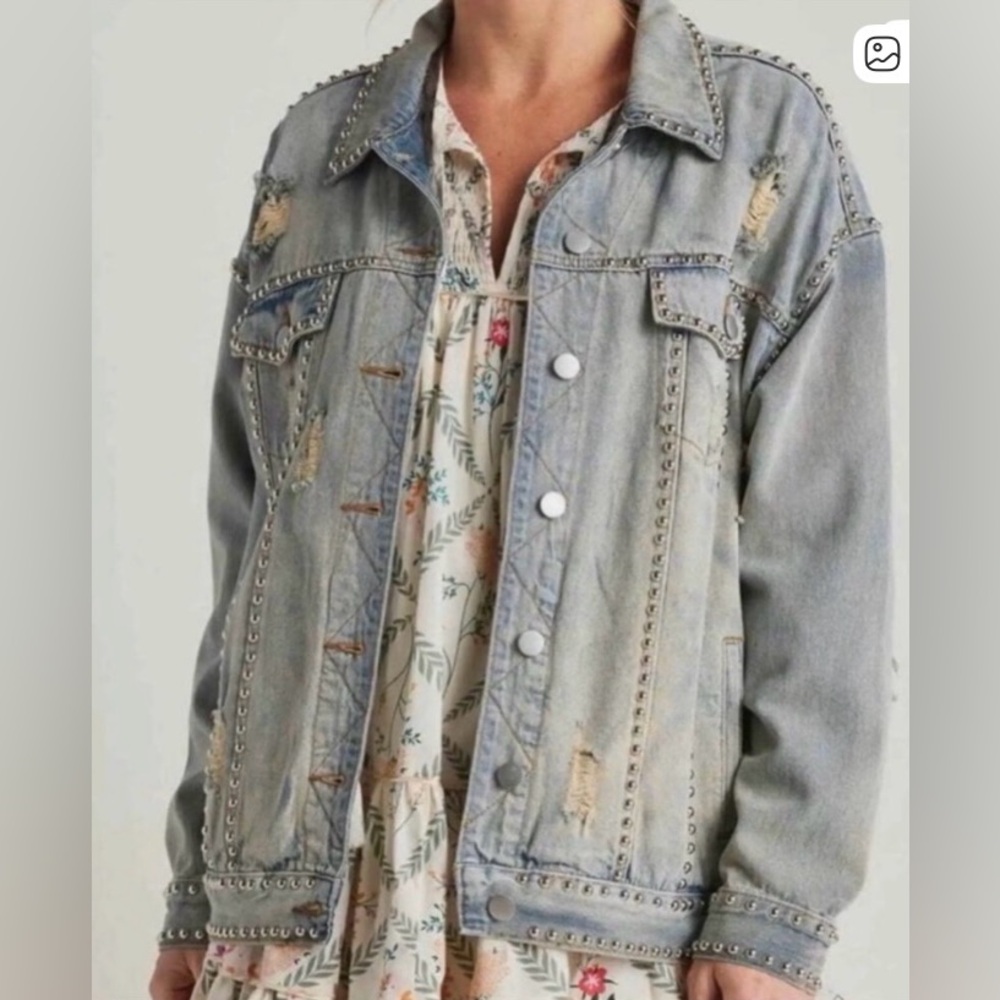POL Distressed Jean Jacket 🌴❤️